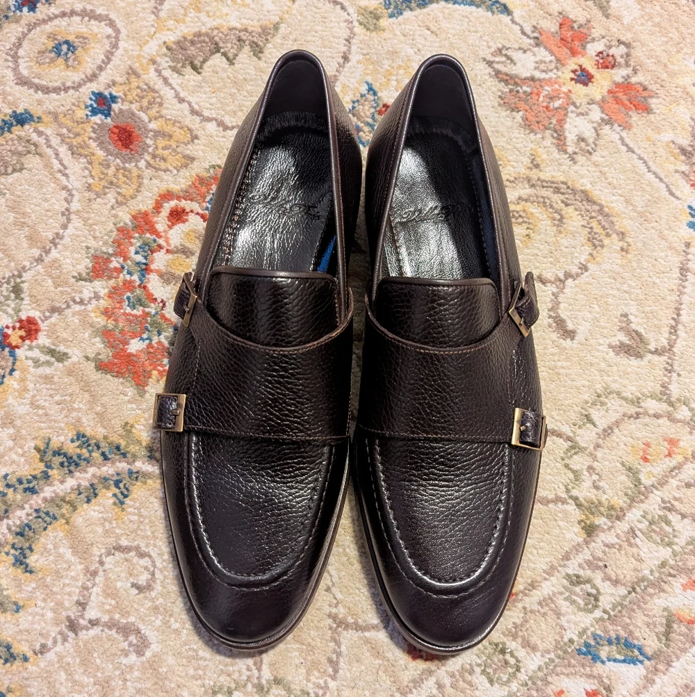 Vella Pais Ledonia Double Monk Strap Loafer (Men)